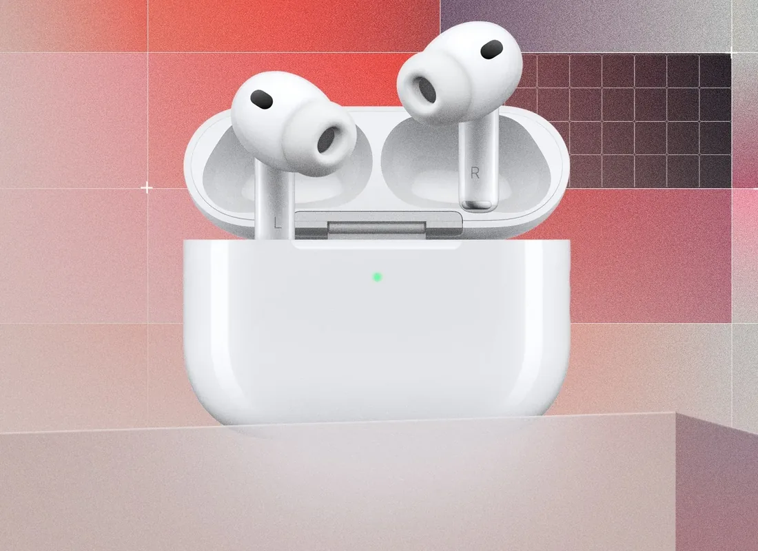 AirPods Pro 3 in their open charging case